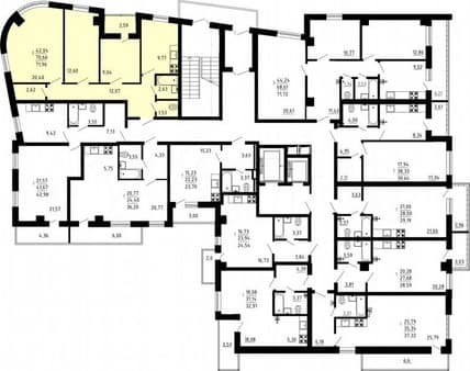 Продам трехкомнатную квартиру, 70.7 м², этаж 15 из 16. Фото 1