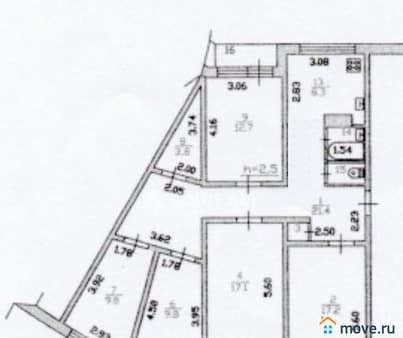Продажа пятикомнатной квартиры, 104.9 м², этаж 4 из 5. Фото 1