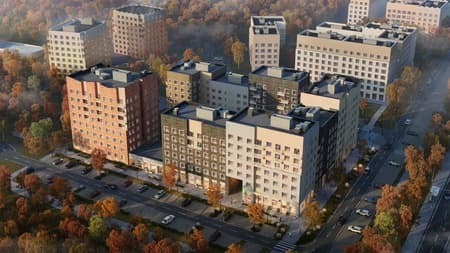 2-комн. квартира, 64.3 м²