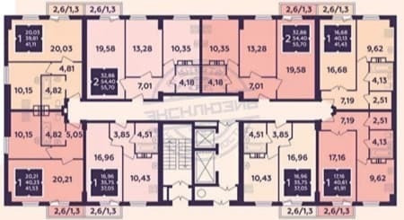 Продажа однокомнатной квартиры, 42 м², этаж 9 из 23. Фото 7