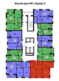 Объявление о продаже трехкомнатной квартиры, 67.1 м², этаж 17 из 24. Фото 8