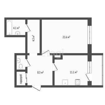Продаем однокомнатную квартиру, 50.4 м², этаж 2 из 8. Фото 11