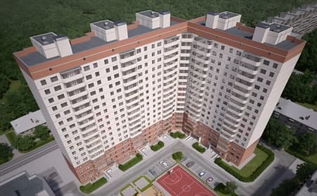 Купить однокомнатную квартиру, 41.35 м², 20 мин. до метро на транспорте, этаж 10 из 17. Фото 2