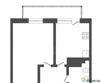 1-комн. квартира, 36 м²