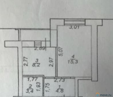 Продам однокомнатную квартиру, 31.7 м², этаж 2 из 9. Фото 5