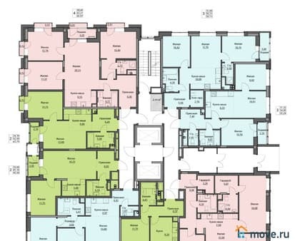 Продажа однокомнатной квартиры, 43.79 м², этаж 2 из 17. Фото 7