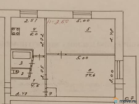 Продажа двухкомнатной квартиры, 45 м², этаж 2 из 5. Фото 2