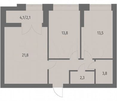 Объявление о продаже двухкомнатной квартиры, 64.4 м², этаж 2 из 13. Фото 3