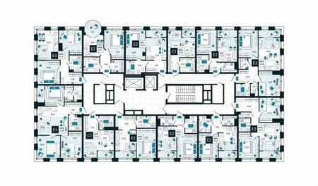 Продажа трехкомнатной квартиры, 63.8 м², этаж 2 из 15. Фото 2