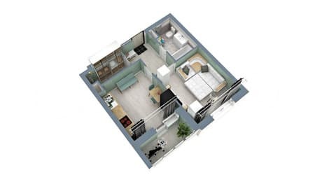 Продажа однокомнатной квартиры, 39.2 м², этаж 5 из 17. Фото 4