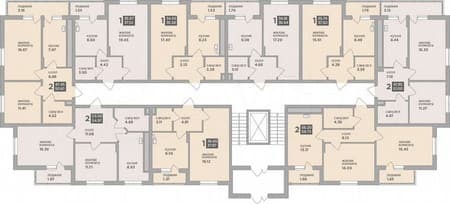 Купить двухкомнатную квартиру, 50.6 м², этаж 5 из 8. Фото 5