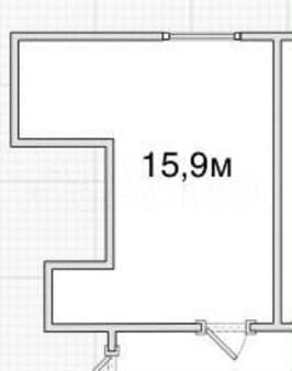 Продаем однокомнатную квартиру, 15.9 м², этаж 2 из 3. Фото 1