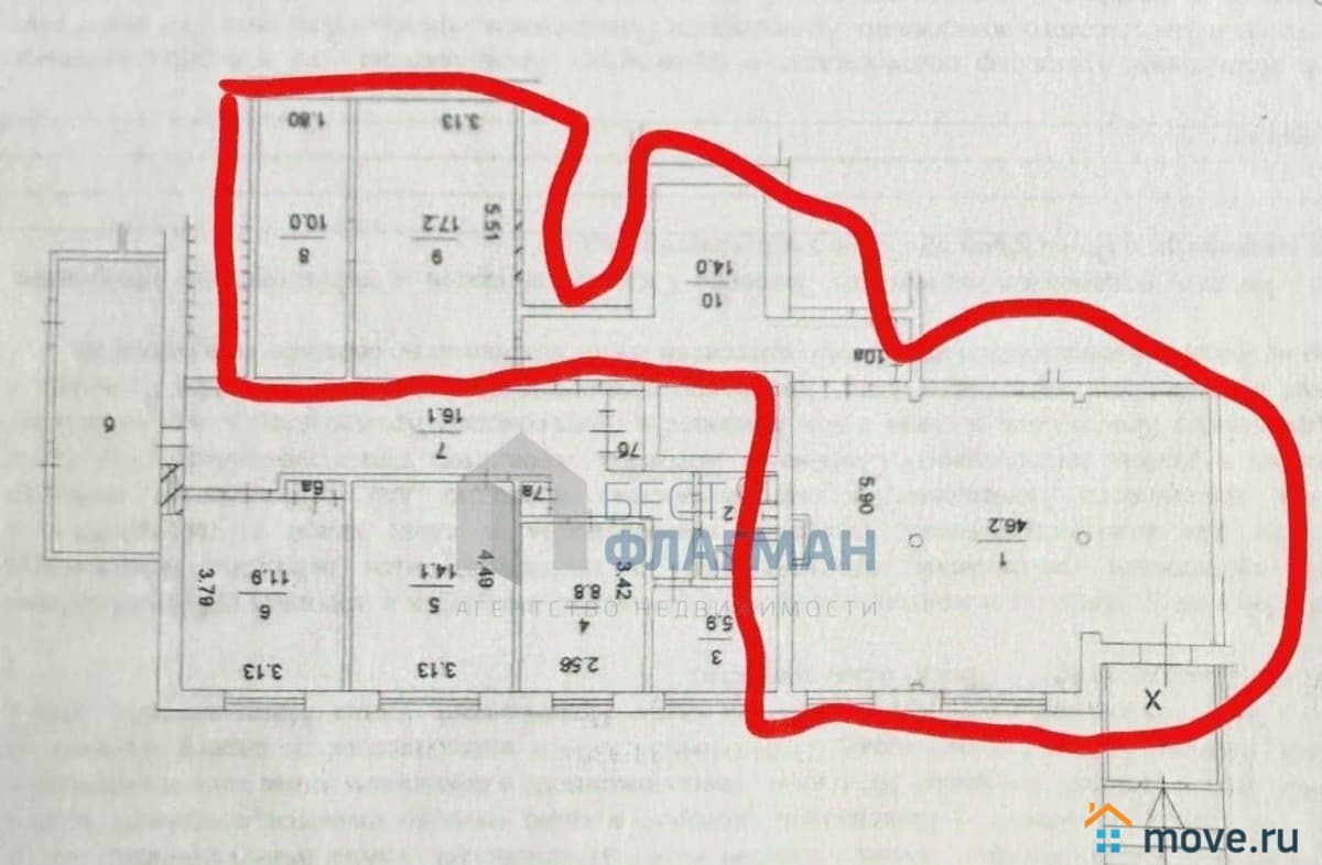 свободного назначения, 92 м²