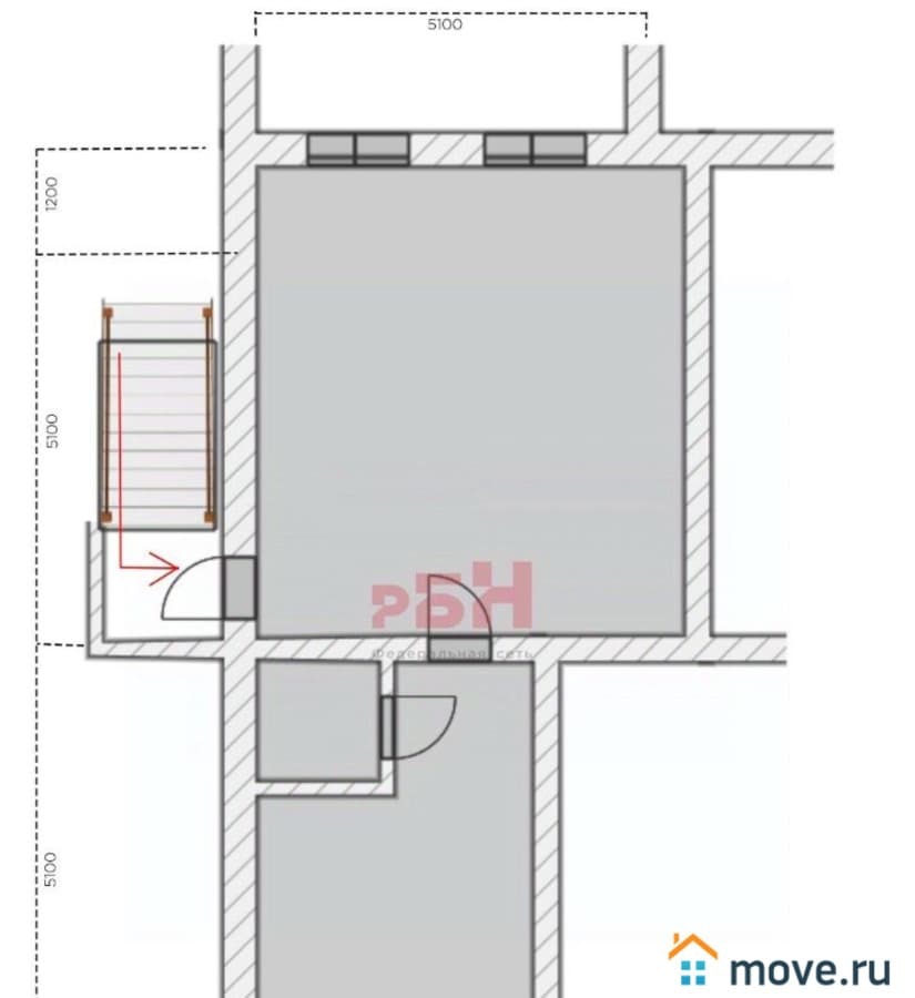 торговое помещение, 46 м²