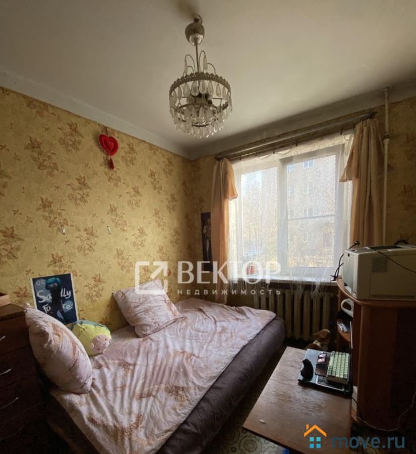 4-комн. квартира, 58.6 м²